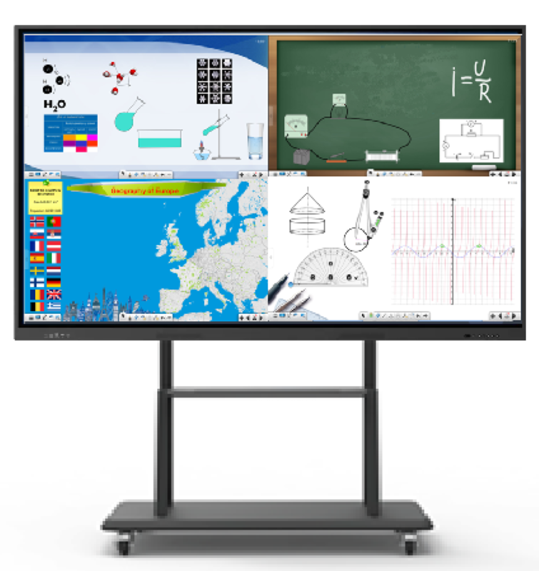 Інтерактивна панель Prestigio Solutions Multiboard Light 86" (PSMB000L866), MozaBook 3 р., мобільний стенд